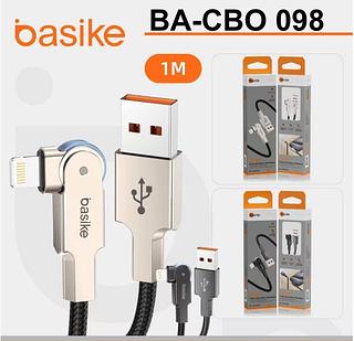 Carregador Turbo CABO IPhone 180º COM 1 METRO—Basike