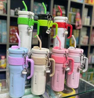 Novo Copo Garrafa térmica de aço inoxidável 316 com alça 1200ml com marca stanley