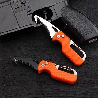 Faca De Desembalagem Multifuncional Portátil Chaveiro Gancho De Dente Serra Abridor Pacote Expresso Mini Abridor Caixa