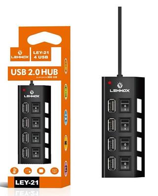 Hub Notebook 4 Entradas Com Porta Hub 2.0