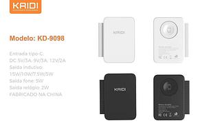 Carregador Magnético 3 em 1 Sem Fio Portátil Kaidi