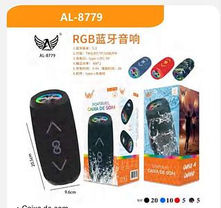 Caixa Caixinha De Som Tws Bluetooth Usb À Prova D'água Nov 50w RGB