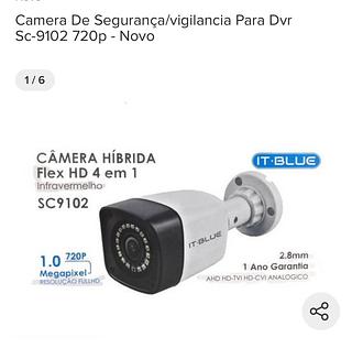 Câmera De Segurança/vigilancia Para Dvr Sc-9102 720p - Novo
