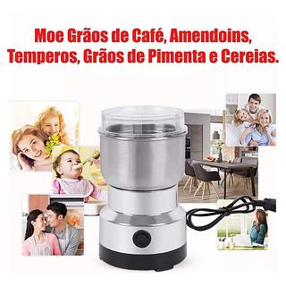 Triturador Moedor De Grãos Pimenta Café Tempero Castanha 110V