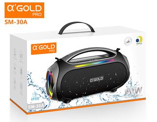 Caixa de Som Bluetooth Agold 60W RMS IPX6 - AGOLD