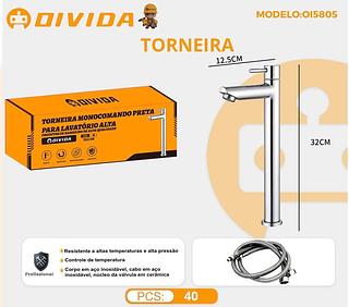 ￼Torneira De Cozinha Luxuosa De Aço Inoxidável De Alta Qualidade Para Banheiro