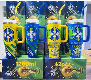 Copo Térmico 1200ml Aço Inox Presente—BRASILEIRO