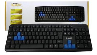Teclado Padrão Com Fio Gamer Usb Multimídia