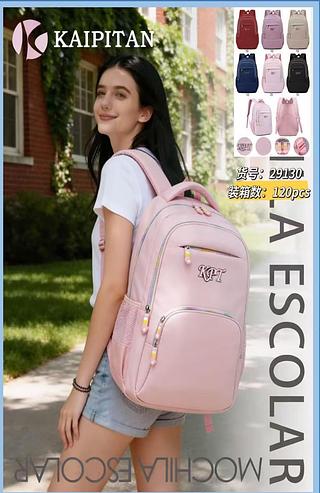 Mochila Escolar Grande Capacidade sacos ombro universal resistente conforto não puxar ombro divisões estratégicas laptop