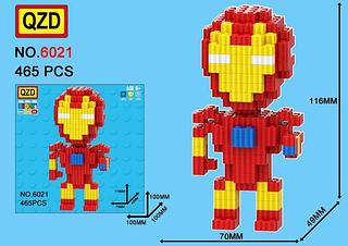 BLOCOS DE MONTAR COM 465 PECAS .BLOCOS DE CONSTRUÇÃO Homem de Ferro