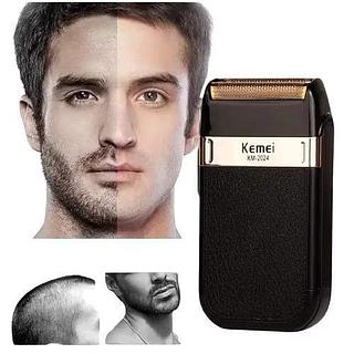 Novo embalagem Shaver Kemei 2024 Maquina de barbear Barbeador Elétrico Maquininha Bivolt Recarregável
