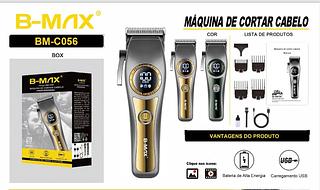 Maquininha Profissional Cortar Cabelo Aparador Máquina Corte Cabelo Barba Acabamento