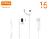Fone de ouvido com fio Tipo C (USB-C) Compatível com a Linha Completa do iPhone 16 Alto qualidade