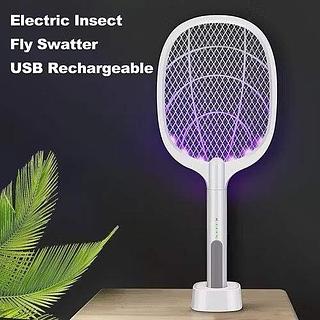 Raquete Eletrica Uv Bivolt Bmax Bm-f1127 Mata Mosquito