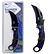Karambit Afiada Bainha Curvada Fade 16,5cm Camping Pesca Defesa