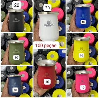 Copo Cuia Térmica Mate Chimarrão Tererê De Aço Inox Café Erva 260ml