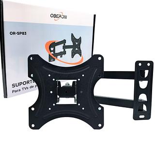 Suporte Bi Articulado Universal Para Tv De 17 A 42 Polegadas Cor Preto Marca OBERON