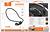 ￼Fone Bluetooth Sem Fio Esportivo Corrida 5.3 Condução Óssea Fone De Ouvido Bluetooth esportivo