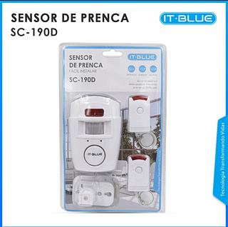 ￼Kit Sensor de Presença Com Alarme Residencial Sem Fio + 2 Controles Remotos