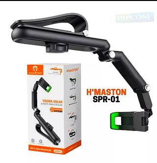 Suporte Veicular Para Celular Encaixa na Viseira Solar do Veículo - H'MASTON SPR-01