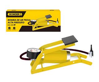 ￼Bomba De Ar Com Pedal Alta Pressão Para Encher Pneu Moto Bike Balões Multiusos Premium