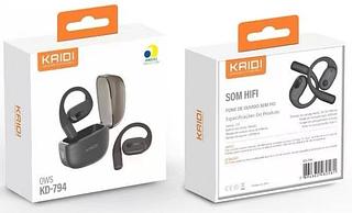 Fone De Ouvido Bluetooth 5.3 Ows Aberto Kaidi