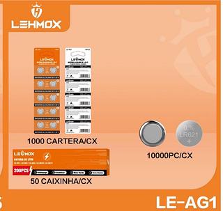 ￼PILHA LR621/AG1/364 Cartela com 10 unidades