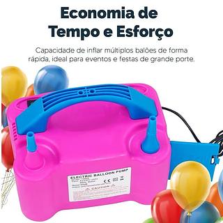 Inflador Compressor Elétrico Bomba Encher Balões Bexiga Inflador Compressor Rápido e Prático para Festas—110V