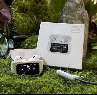 Fones De Ouvido Sem Fio TWS A9 Pro Touch Screen ANC Ruído Cancelando Bluetooth 5.3