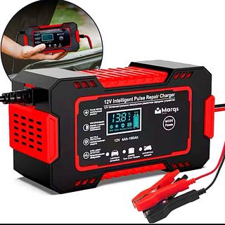 ￼Carregador de Bateria Automotivo Inteligente 12V Display Digital Automático Energia Reparação Puls