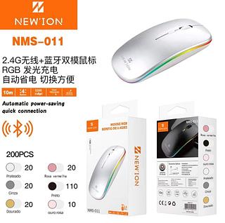 Mouse Sem Fio Recarregável Bluetooth 5.2 Computador Pc Not 10m