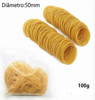 Elástico Silicone 5cm Diâmetro100g Elásticos Prender Pamonha