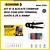 Kit alicate crimpar com 1250 terminais de 0.25 a 10mm
