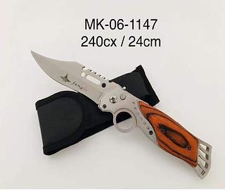 Faca pequena aço inox canivete vários modelos 24cm