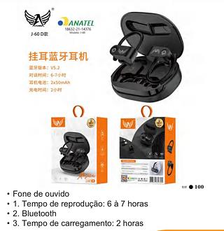 Fone De Ouvido Sport Orelhas Penduradas Bluetooth 5.3 IPX5