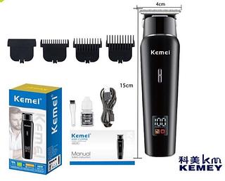 Máquina De Cortar Cabelo Elétrica Recarregável Kemei Km-1113 ORIGINAL