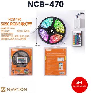 Fita Led Rgb 5050 Rolo 5m 300 Leds Ip65 + Controle + Fonte（ley-2103）