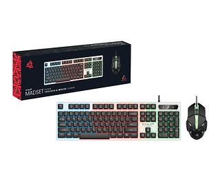 ￼Kit Gamer Teclado Semi-mecânico RGB / Mouse RGB /