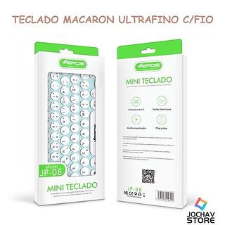 ￼Mini Leve E Portatil Teclado Magaron Ultrafino Silencio Com Fio USB Keyboard Dock