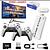 2025 NOVO Vídeo Game Stick M15 Pro 4k 64gb Hdmi Com 2 Controles Se Fio +30mil Jogos