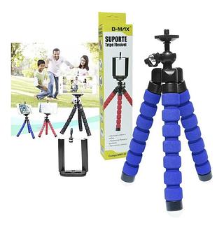 Mini Tripé Articulado Flexível C/suporte P/celular Universal