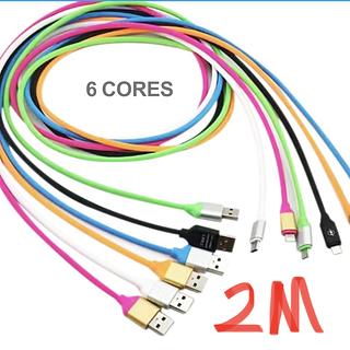 cabo type-c turbo groso 2m 2.0a clorido