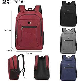 Mochila Unissex Notebook Resistente Água para Viagem ou Escola Compartimento interno acolchoado para Notebook Ming