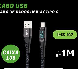 Cabo Carregador Tipo-c Imenso-147 Turbo Para tc 1m original 100%