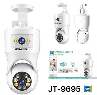 Câmera De Monitoramento WIFI Lente Dupla Visão Noturna Externa IP66 Proteção Prova D'água JT-9695
