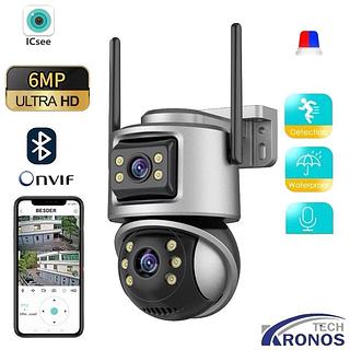 ￼Câmera de Segurança externa A32 à Prova d'Água E APP ICSEE Aplicativo ICSEE Com Alexa Wi-Fi Smart