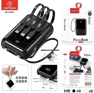 Power Bank Chnpineng 10000Mah com cabo v8，type-c，iphone，Original