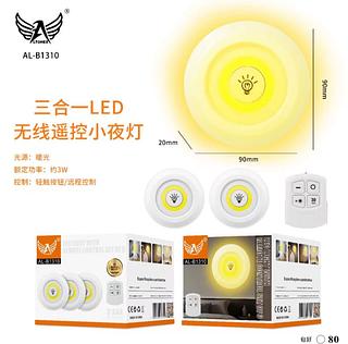 Kit Luminária Led Com Controle Remoto Olho Boi Sem Fio Spot-lk-3100