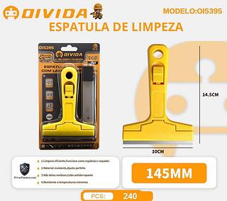 ￼Raspador para limpar Box Piso Vidro Cerâmica Azulejo + 6 Laminas