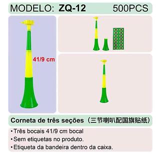 Tres bocais 41/9 cm bocal